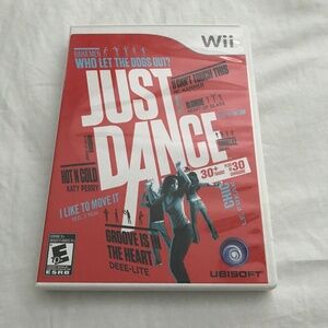 Nintendo Wii Just Dance 1 Disc Manual Included